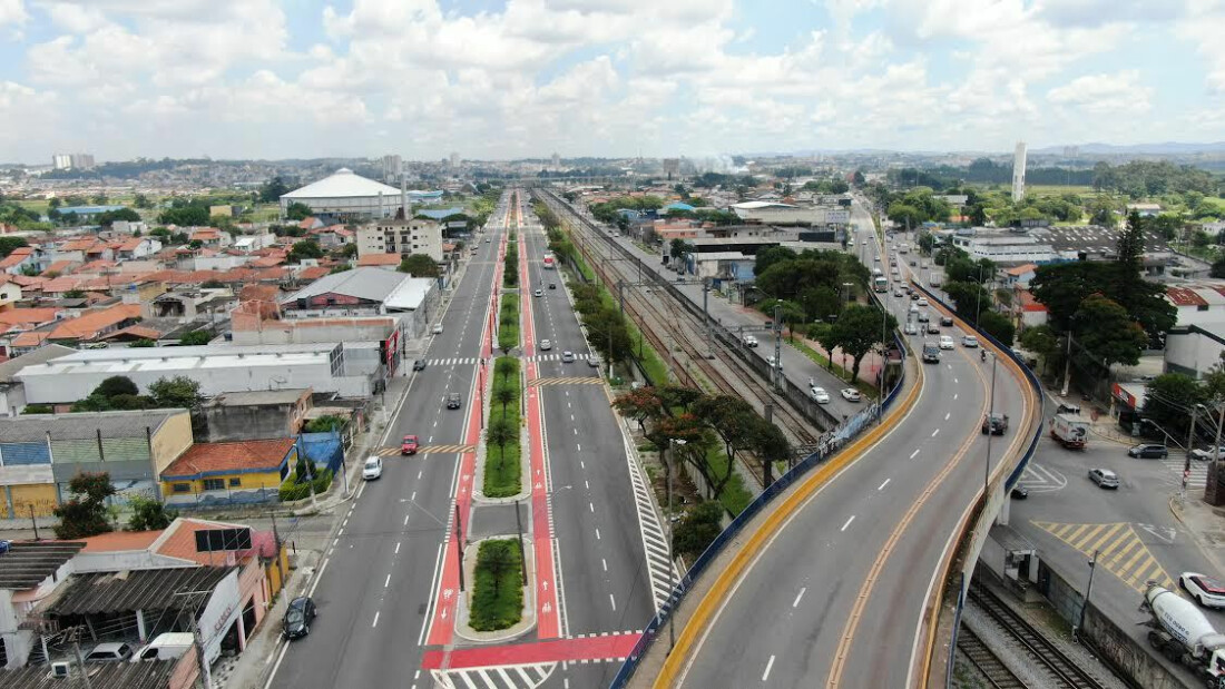 Revitalização da Avenida Brasil em Suzano completa quatro anos 