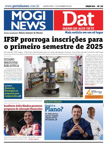 Edição Mogi News/DAT - 11 de setembro de 2024