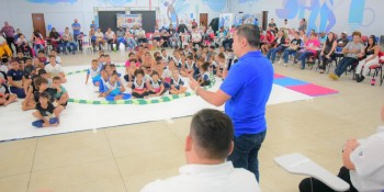 Prefeito acompanha campeonato interescolar de sumô no Mirambava
