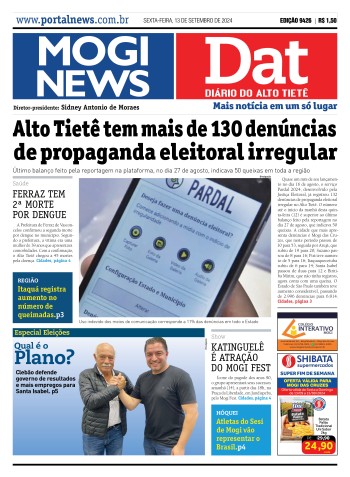 Edição Mogi News/DAT - 13 de setembro de 2024