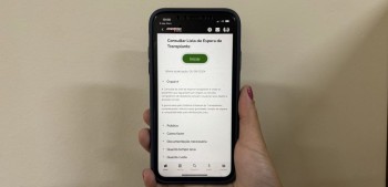 Pacientes à espera de transplante podem consultar posição pelo app do Poupatempo