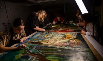 Democracia restaurada: obras vandalizadas no 8/1 são recuperadas