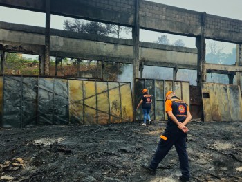 Defesa Civil reforça fiscalização em áreas industriais para prevenir incêndios