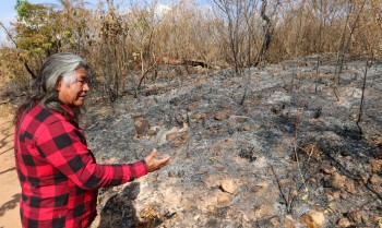 Indígenas reclamam de incêndio provocado em Brasília