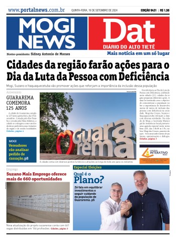 Edição Mogi News/DAT - 19 de setembro de 2024