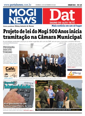 Edição Mogi News/DAT - 22 de setembro de 2024