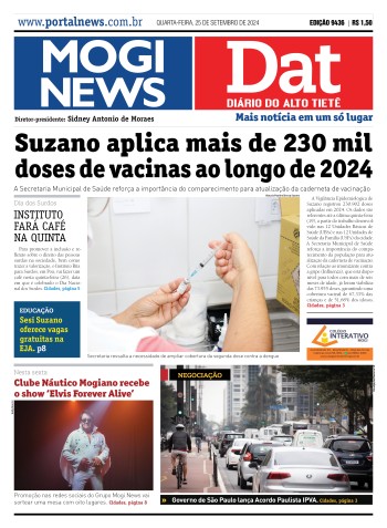 Edição Mogi News/DAT - 25 de setembro de 2024