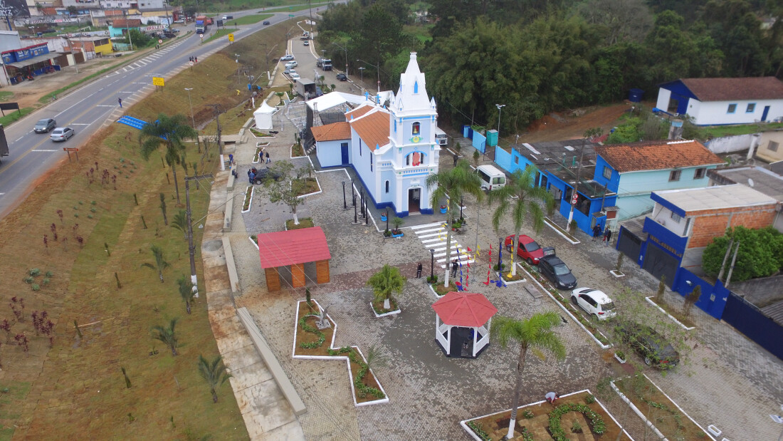Revitalização no entorno da Igreja do Baruel, em Suzano, completa cinco anos