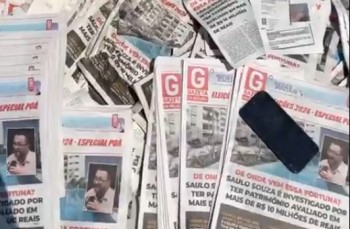 Jornais falsos com ataques a Saulo Souza são apreendidos em Poá 