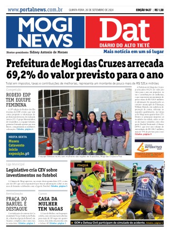 Edição Mogi News/DAT - 26 de setembro de 2024