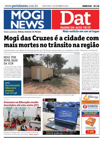 Edição Mogi News/DAT - 27 de setembro de 2024