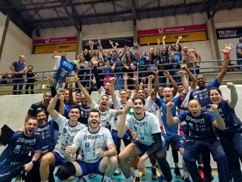 Suzano Vôlei vence clássico fora de casa e enfrenta Sesi Bauru no Paulista 2024