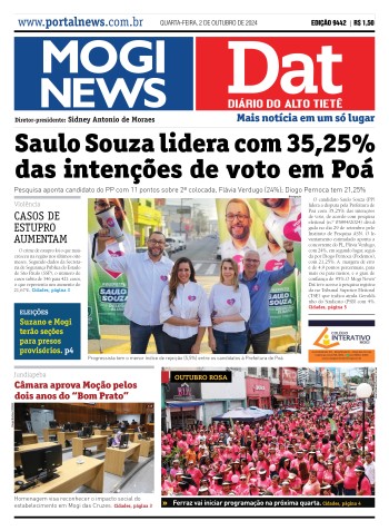 Edição Mogi News/ Dat 02 de outubro de 2024