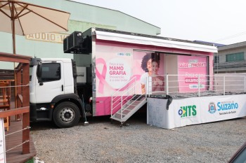 Carreta da Mamografia de Suzano realiza mais de 2.680 atendimentos 