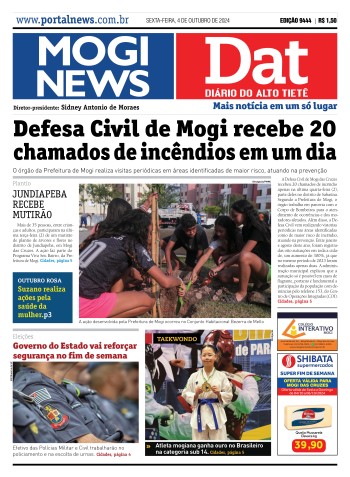 Edição Mogi News/DAT - 04 de outubro de 2024