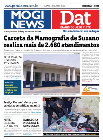 Edição Mogi News/DAT - 05 de outubro de 2024