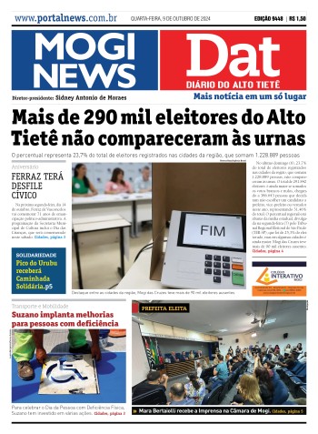 Edição Mogi News/DAT - 09 de outubro de 2024