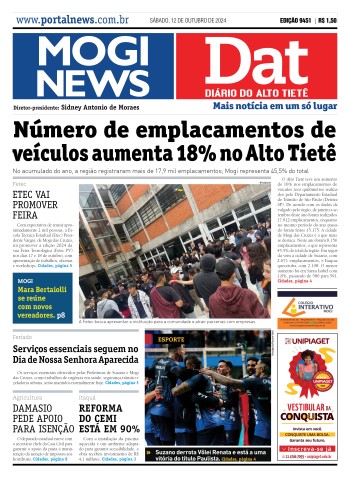 Edição Mogi News/DAT - 12 de outubro de 2024