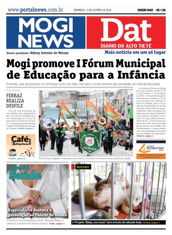 Edição Mogi News/DAT - 13 de outubro de 2024
