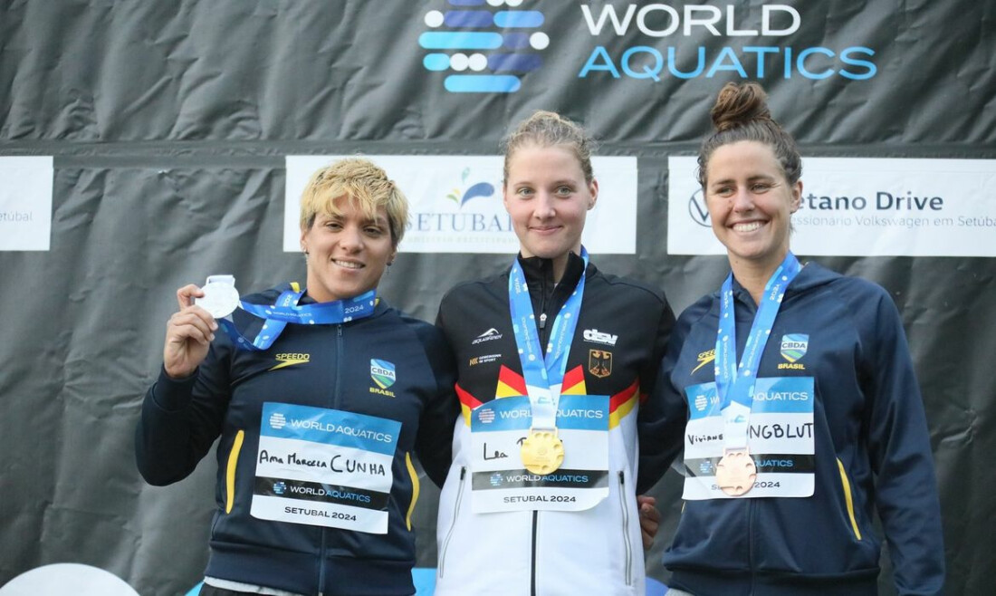 Águas abertas: Brasil leva prata e bronze em etapa da Copa do Mundo